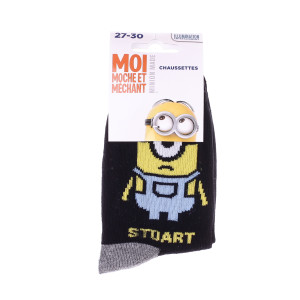 Шкарпетки MINIONS STUART чорний Діт 31-34, арт.35124-1 35124-1