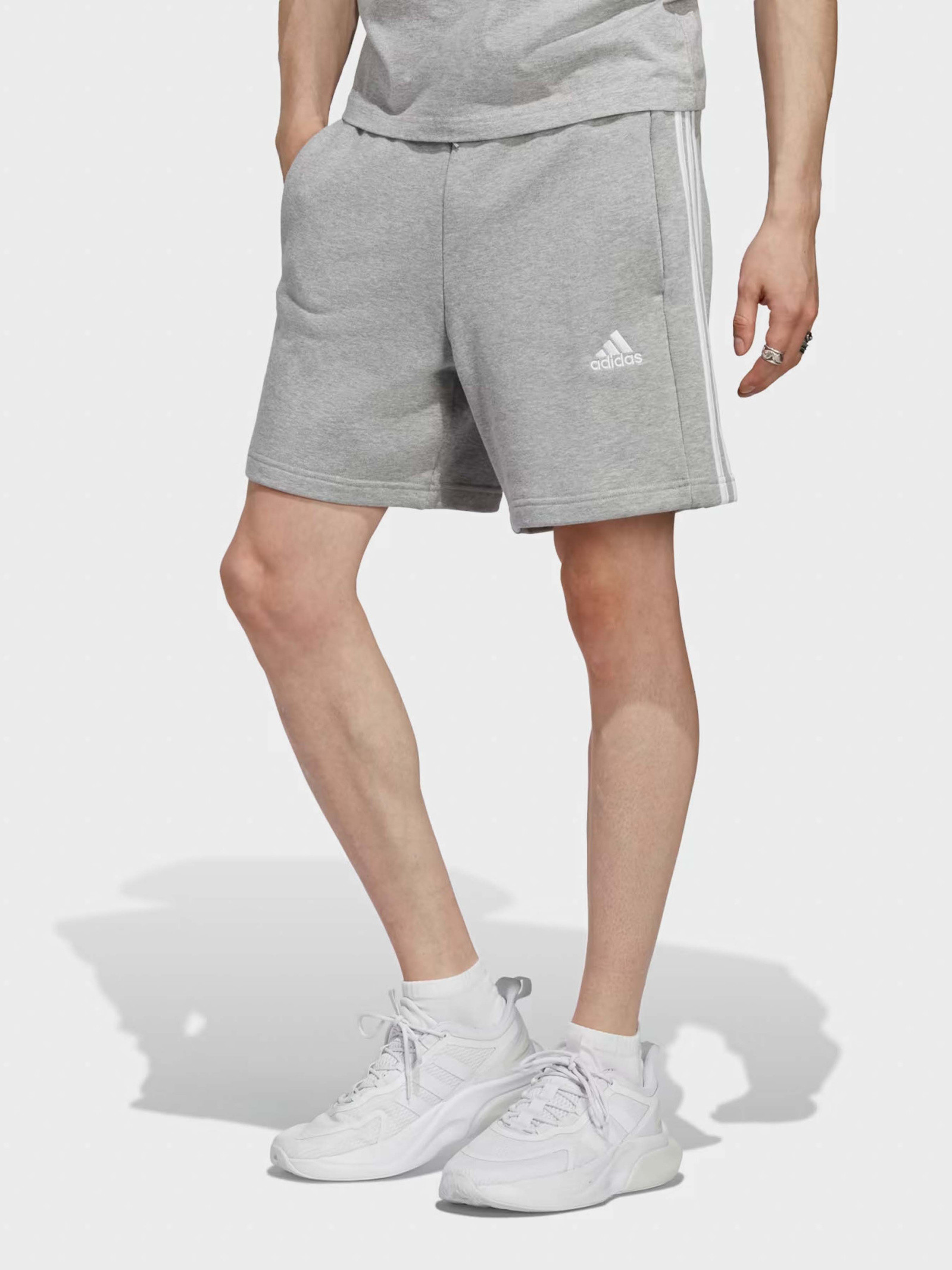 Шорти чоловічі Adidas Essentials French Terry 3-Stripes Shorts (IC9437) IC9437