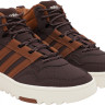 Черевики підліткові UNISEX HOOPS 4.0 MID WINTERIZED J JQ7904 Adidas 6,5 (40) Темно-коричневий JQ7904