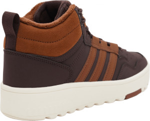 Черевики підліткові UNISEX HOOPS 4.0 MID WINTERIZED J JQ7904 Adidas 6,5 (40) Темно-коричневий JQ7904
