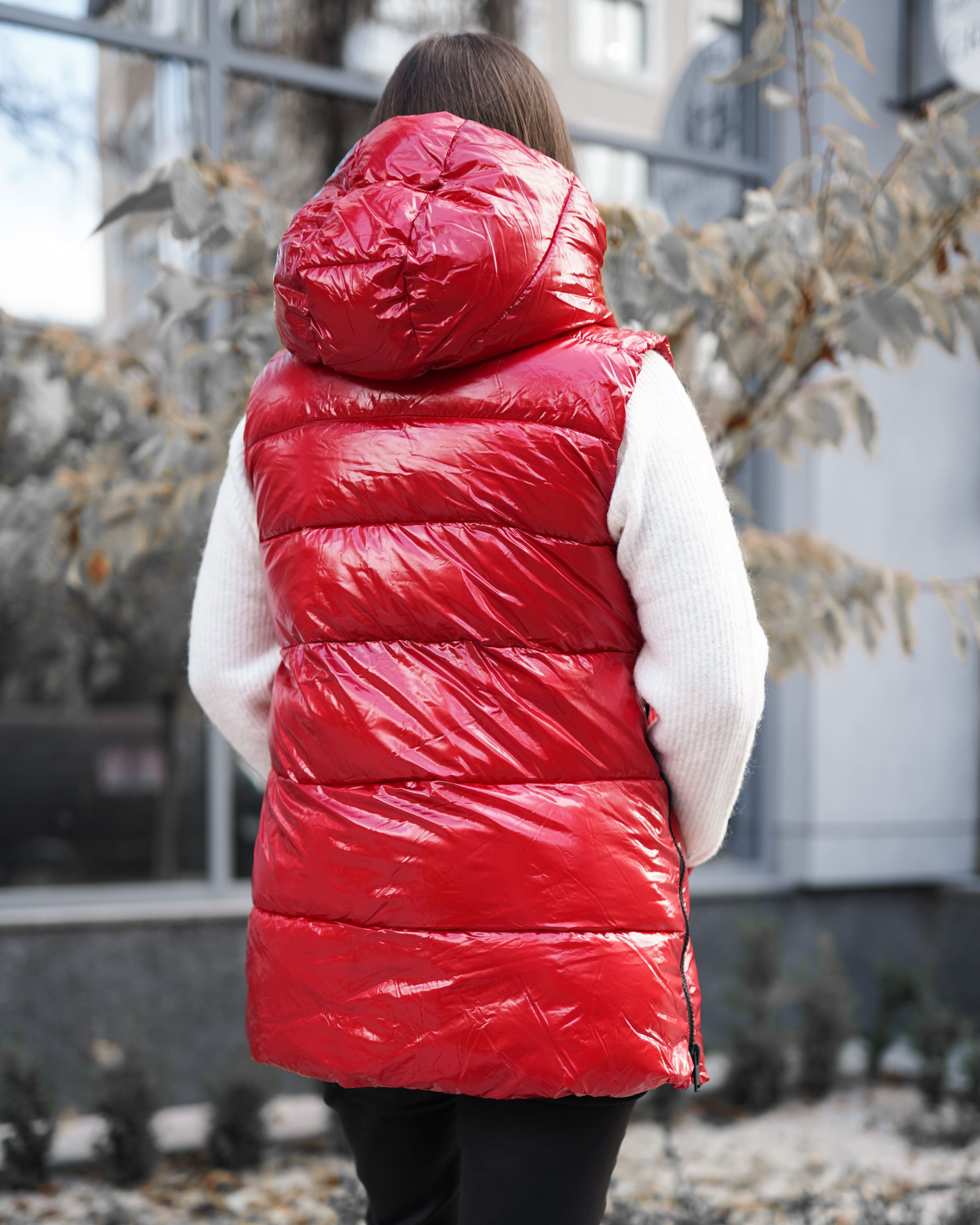 Куртка CMP WOMAN LONG VEST FIX HOOD 30K3546-C810