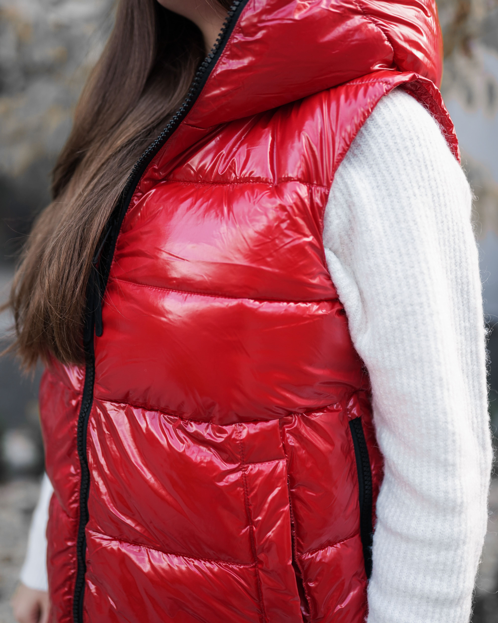Куртка CMP WOMAN LONG VEST FIX HOOD 30K3546-C810