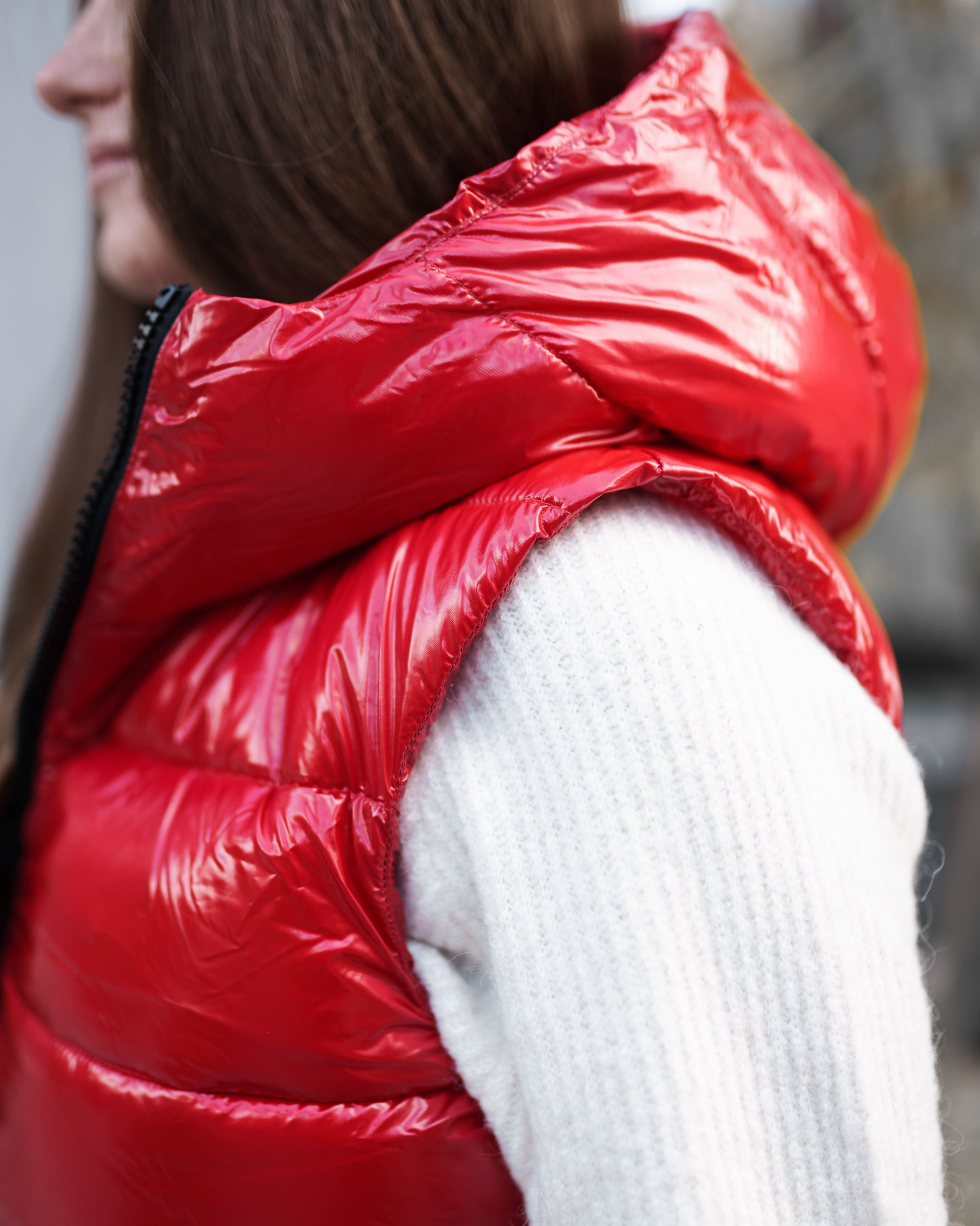 Куртка CMP WOMAN LONG VEST FIX HOOD 30K3546-C810