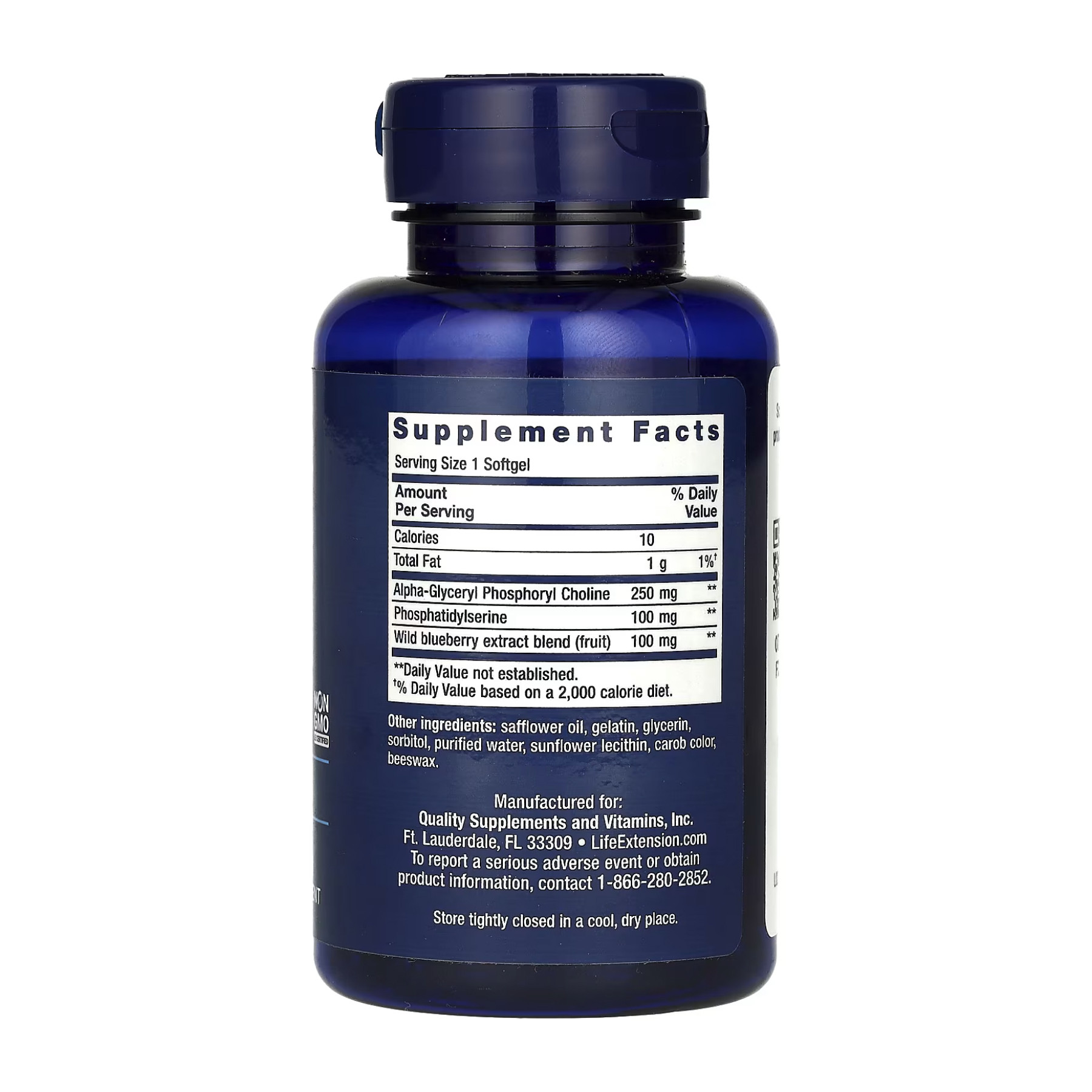 Софт гелеві капсули Life Extension Cognitex® Alpha GPC - 30 softgels 2023-10-3222