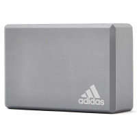 Блок для йоги Adidas Yoga Block сірий Уні 22.8x15.2x7.6 см ADYG-20100FOAM