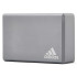 Блок для йоги Adidas Yoga Block сірий Уні 22.8x15.2x7.6 см ADYG-20100FOAM