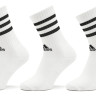 Шкарпетки Adidas 3S C SPW CRW 3P білий, чорний Уні L (43-45) HT3458
