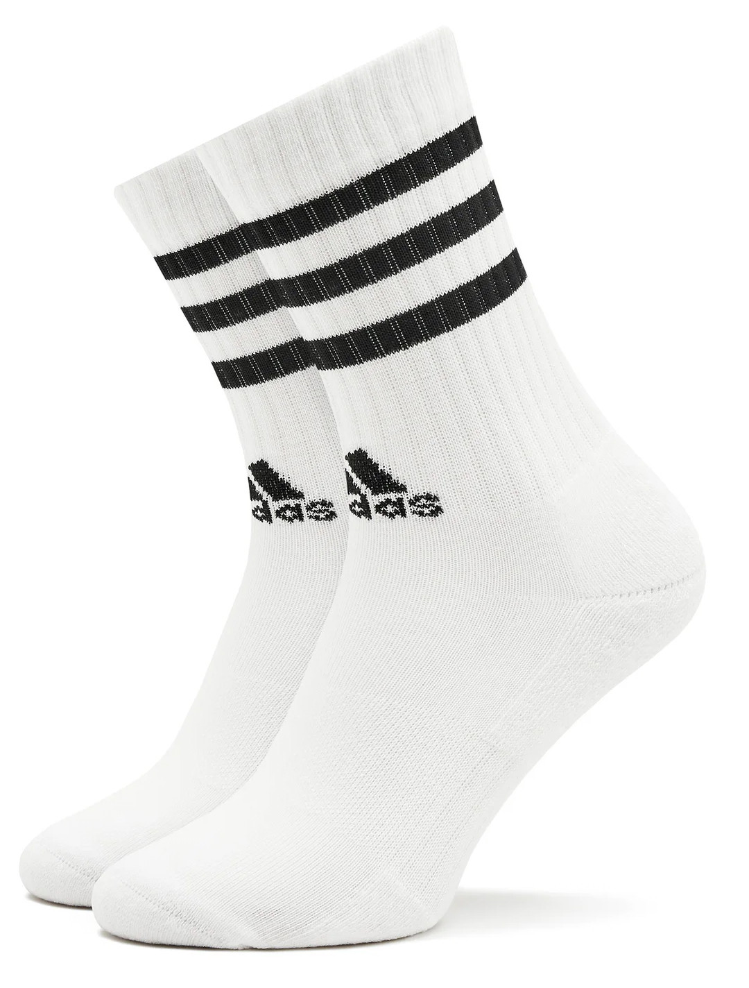 Шкарпетки Adidas 3S C SPW CRW 3P білий, чорний Уні L (43-45) HT3458