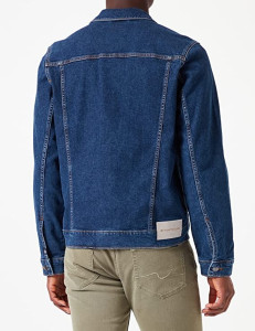 Куртка джинсова denim jacket vintage wash 1033317-10283 Tom Tailor L Темно-синій 1033317-10283