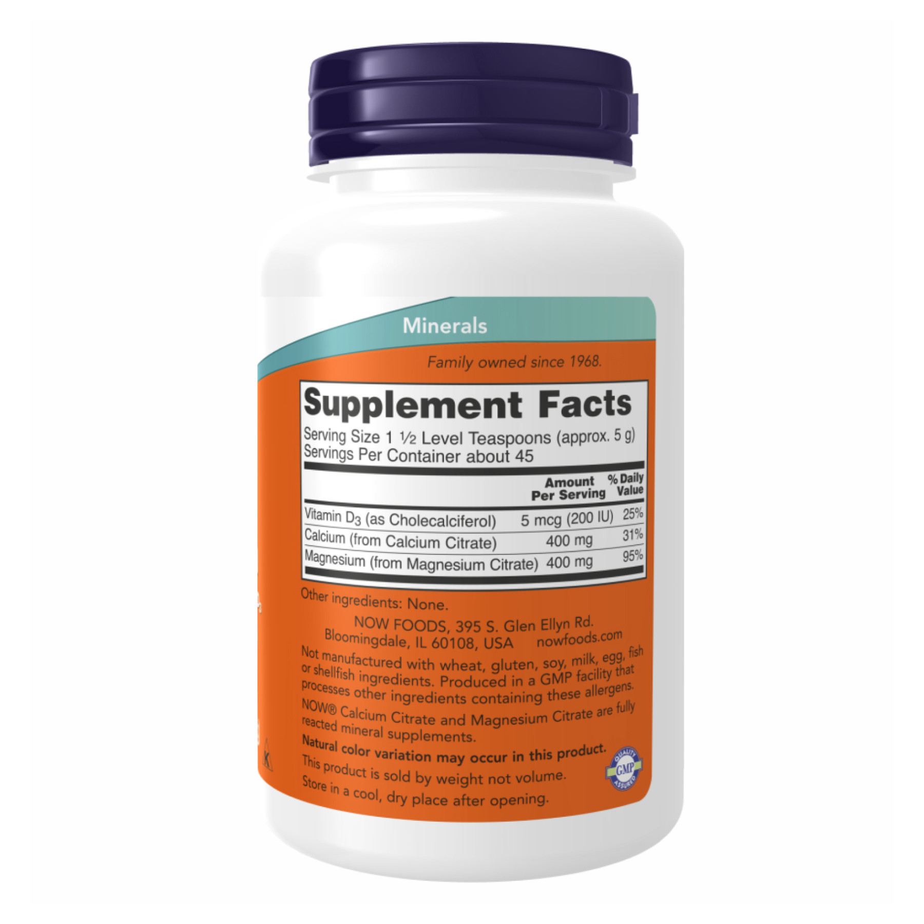 Порошок Calcium Magnesium Citrate Powder - 227g 2022-10-1338