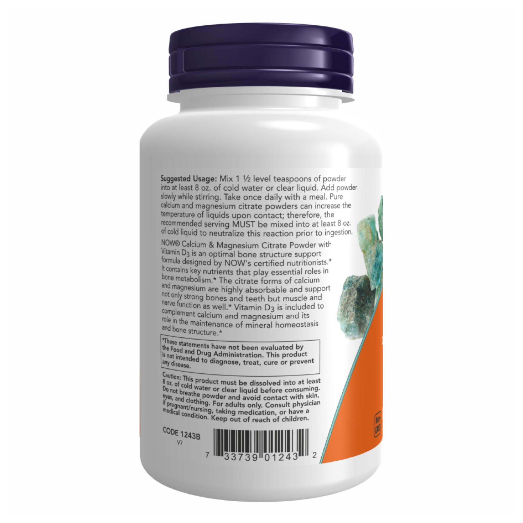 Порошок Calcium Magnesium Citrate Powder - 227g 2022-10-1338