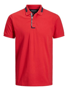 Поло JJCUT POLO SS 12200444-True Red-Fit:Standard fit Jack&Jones L Червоний 12200444-TRUE RED-FIT:STA