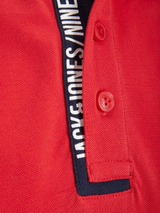 Поло JJCUT POLO SS 12200444-True Red-Fit:Standard fit Jack&Jones L Червоний 12200444-TRUE RED-FIT:STA