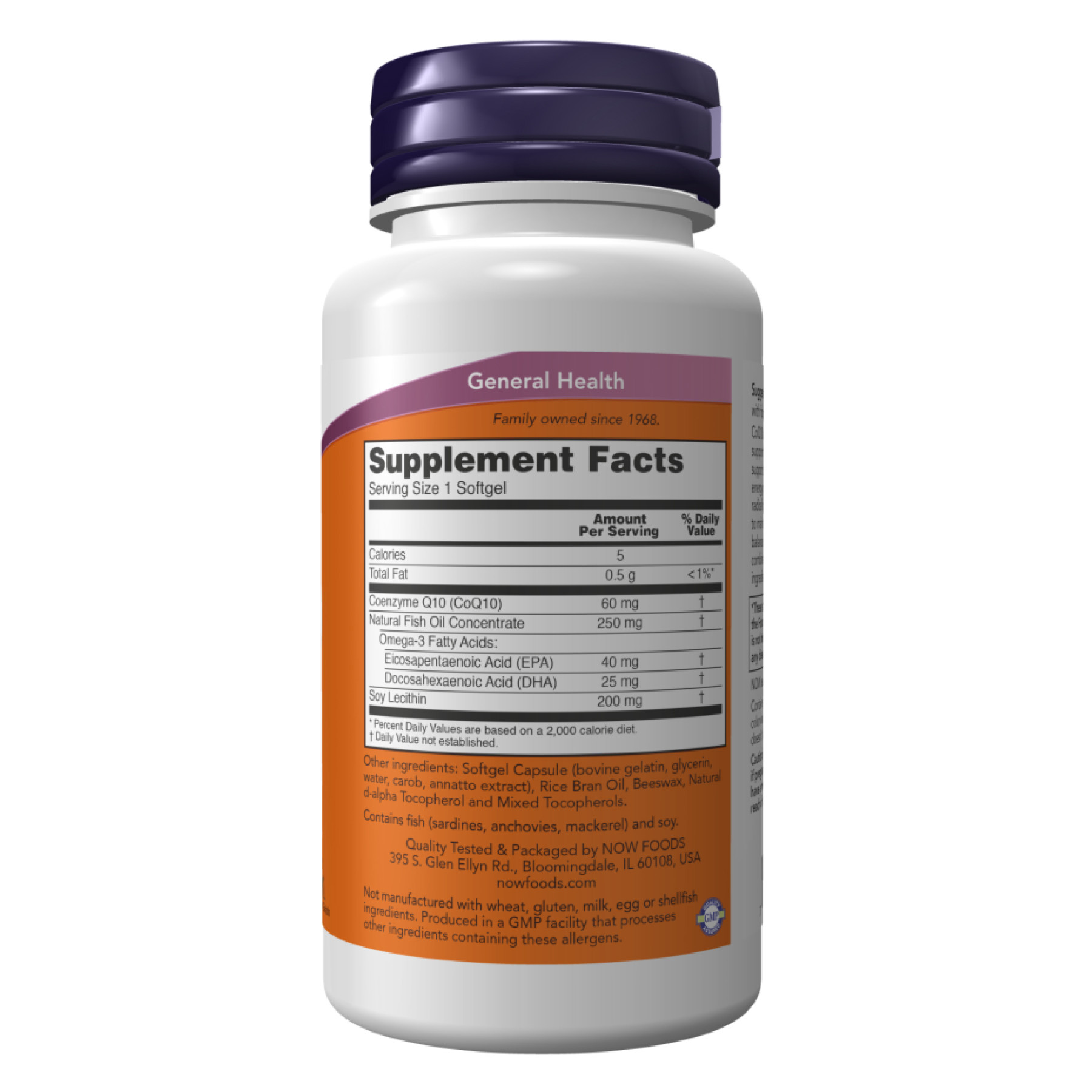 Софт гелеві капсули CoQ10 60mg with Omega-3 - 120 sgels 2022-10-2623