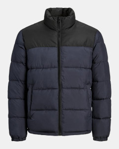 Куртка JJPAUL PUFFER COLLAR 12189971 Dark Navy - Detail: BLOCKING Jack&Jones M Темно-синій 12189971-DARK NAVY-DETAIL