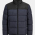 Куртка JJPAUL PUFFER COLLAR 12189971 Dark Navy - Detail: BLOCKING Jack&Jones M Темно-синій 12189971-Dark Navy-Detail
