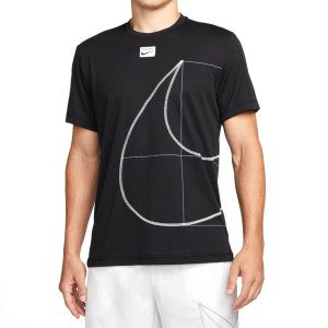 Футболка чоловіча Nike Dri-Fit Q5 MenS Short-Sleeve Fitness Top Black DQ6626-010
