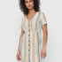 Сукня ONLVIVA-OHIO S/S BUTTON STRIPE DRESS PNT 15226232 Cloud Dancer ONLY L Білий 15226232CloudDancer
