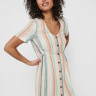 Сукня ONLVIVA-OHIO S/S BUTTON STRIPE DRESS PNT 15226232 Cloud Dancer ONLY L Білий 15226232CLOUDDANCER