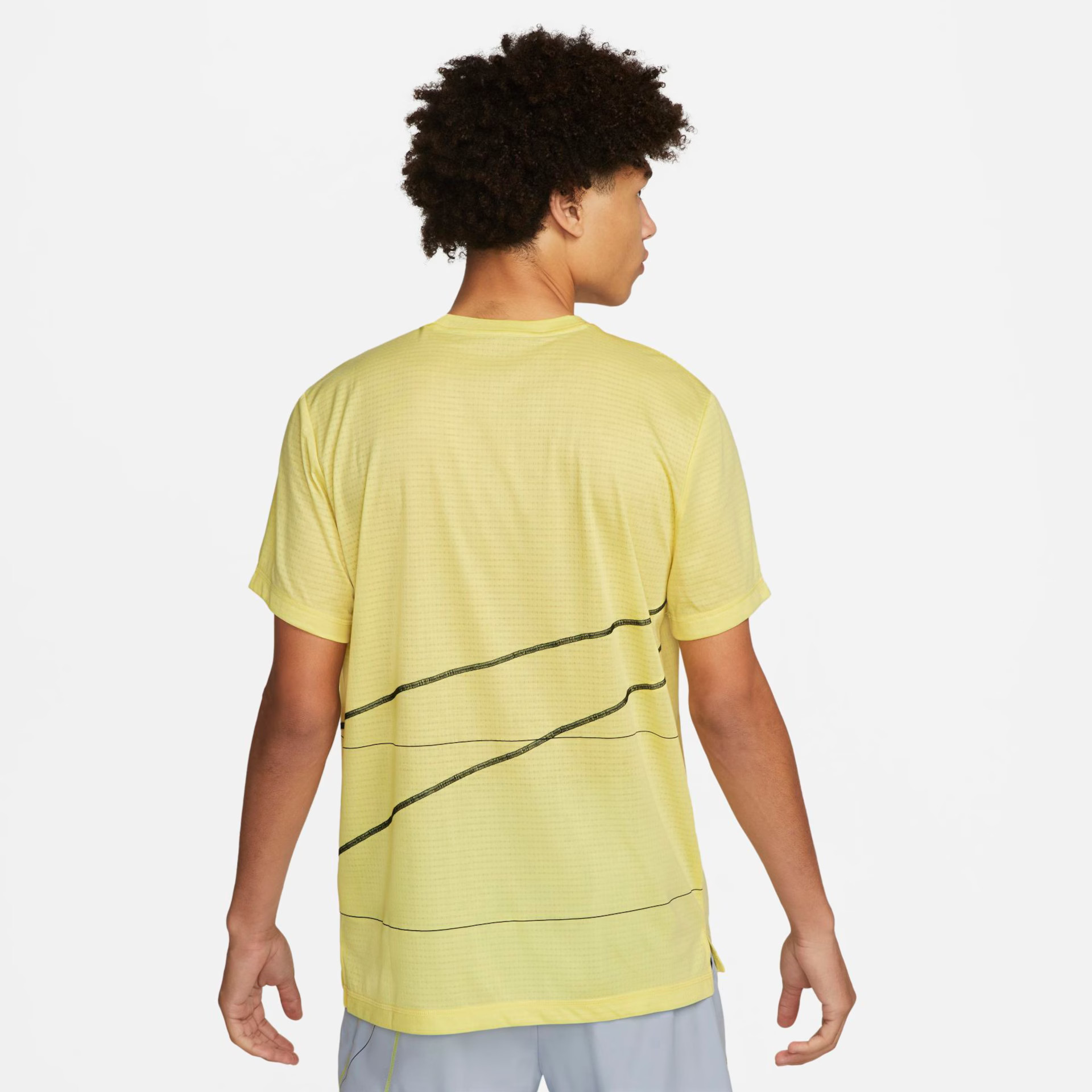Футболка чоловіча Nike Df Q5 Ss Top Yellow DQ6626-706