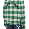 Бомбер PALM ANGELS CURVED LOGO CHECK TRUCKER PMEA169F21FAB0010310