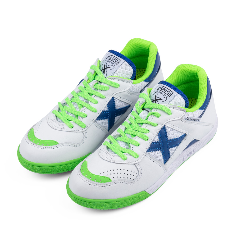 Футзалки Munich Continental біло-зелений 940 4100940