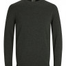Пуловер JJEBASIC KNIT CREW NECK NOOS 12137190-Dark Grey Melange Jack&Jones S Темно-сірий 12137190-DARK GREY MELANG
