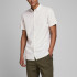 Сорочка JJESUMMER SHIRT S/S S21 STS 12163857 Crockery Jack&Jones L Білий 12163857Crockery