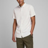 Сорочка JJESUMMER SHIRT S/S S21 STS 12163857 Crockery Jack&Jones L Білий 12163857CROCKERY
