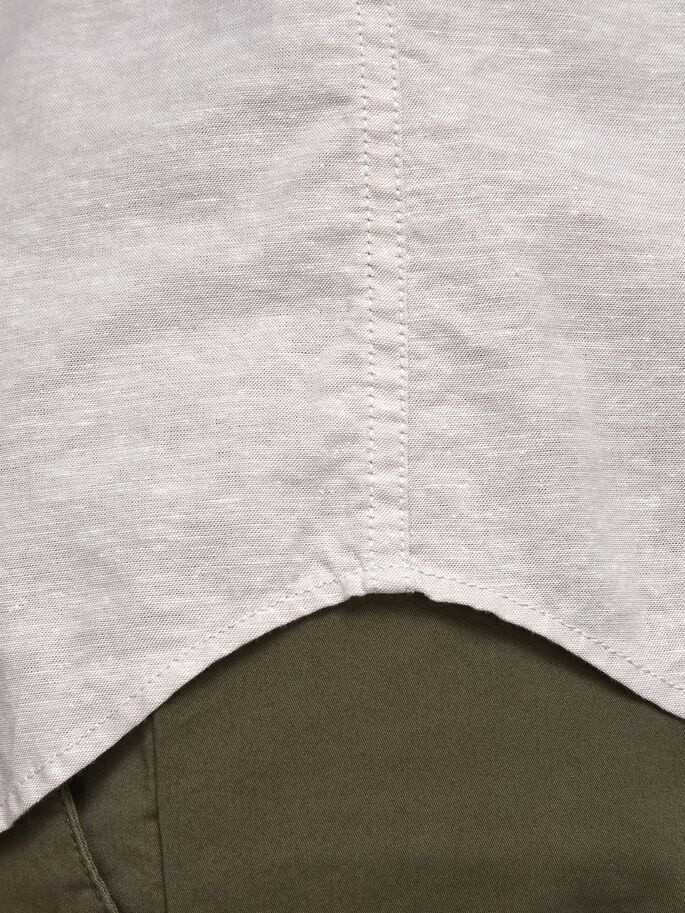 Сорочка JJESUMMER SHIRT S/S S21 STS 12163857 Crockery Jack&Jones L Білий 12163857Crockery