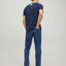 Футболка JJNEO TEE SS CREW NECK 12221946-Navy Blazer Jack&Jones L Темно-синій 12221946-NAVY BLAZER-PRIN