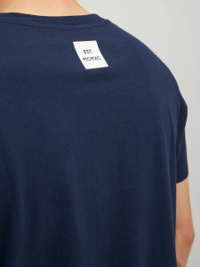 Футболка JJNEO TEE SS CREW NECK 12221946-Navy Blazer Jack&Jones L Темно-синій 12221946-NAVY BLAZER-PRIN
