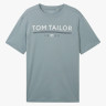 Футболка T-SHIRT WITH A LOGO PRIN 1040988-27475 Tom Tailor M Блакитний 1040988-27475