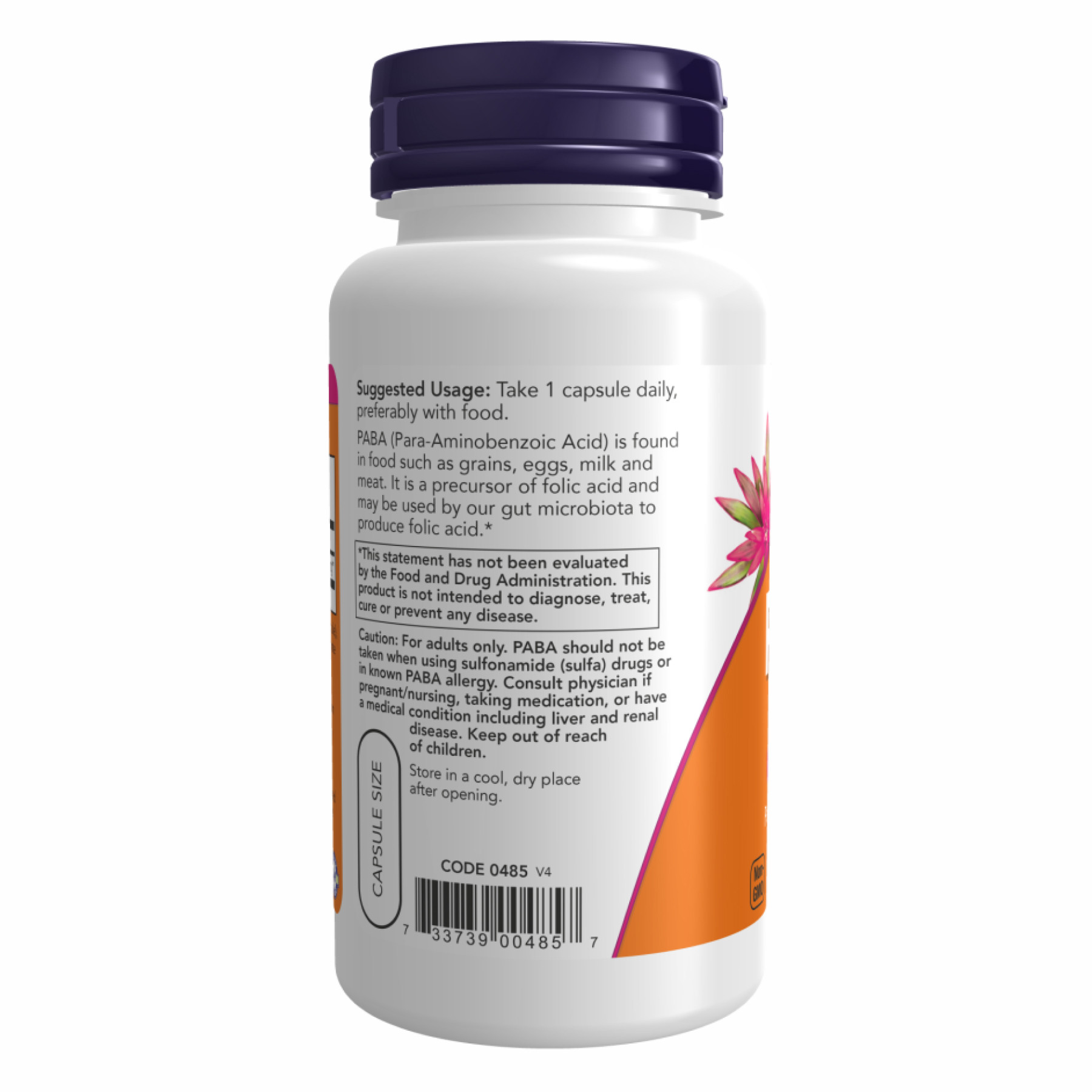 Капсули PABA 500mg - 100 caps 2022-10-2059