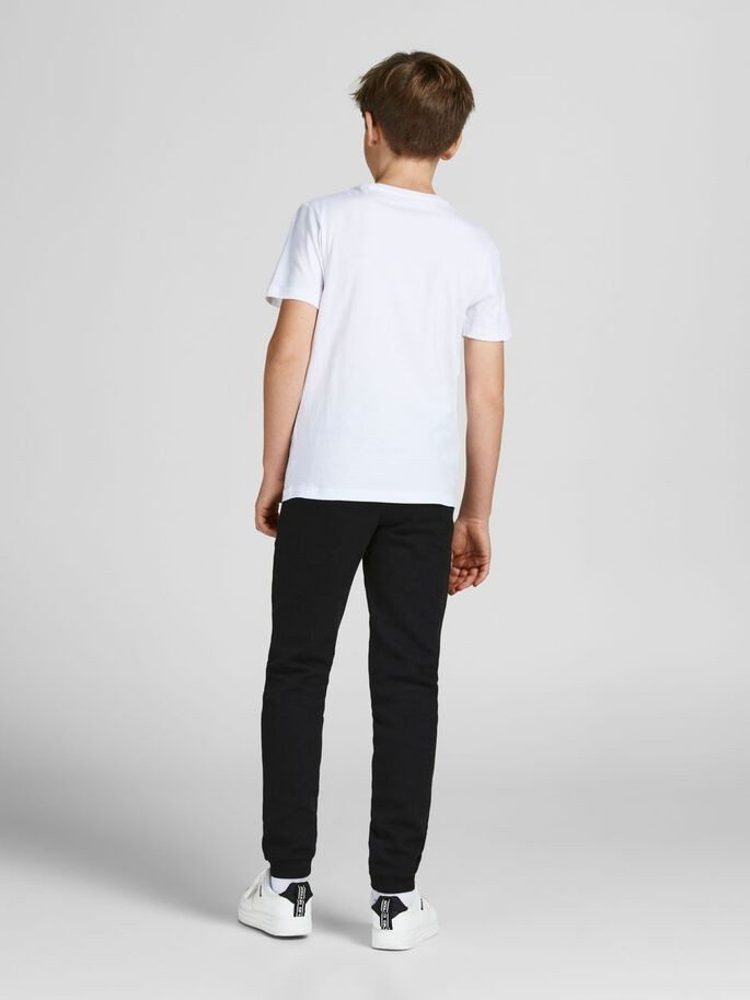 Штани JPSTGORDON JJNEWSOFT SWEAT PANT NOOS JNR 12179798-Black Jack&Jones 128 Чорний 12179798-BLACK