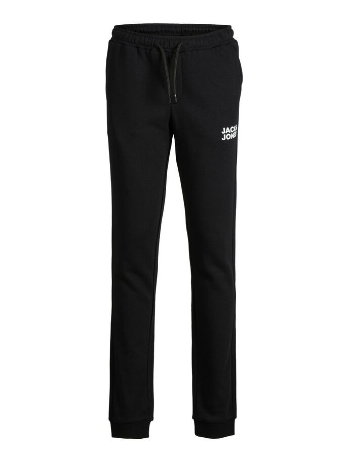 Штани JPSTGORDON JJNEWSOFT SWEAT PANT NOOS JNR 12179798-Black Jack&Jones 128 Чорний 12179798-BLACK