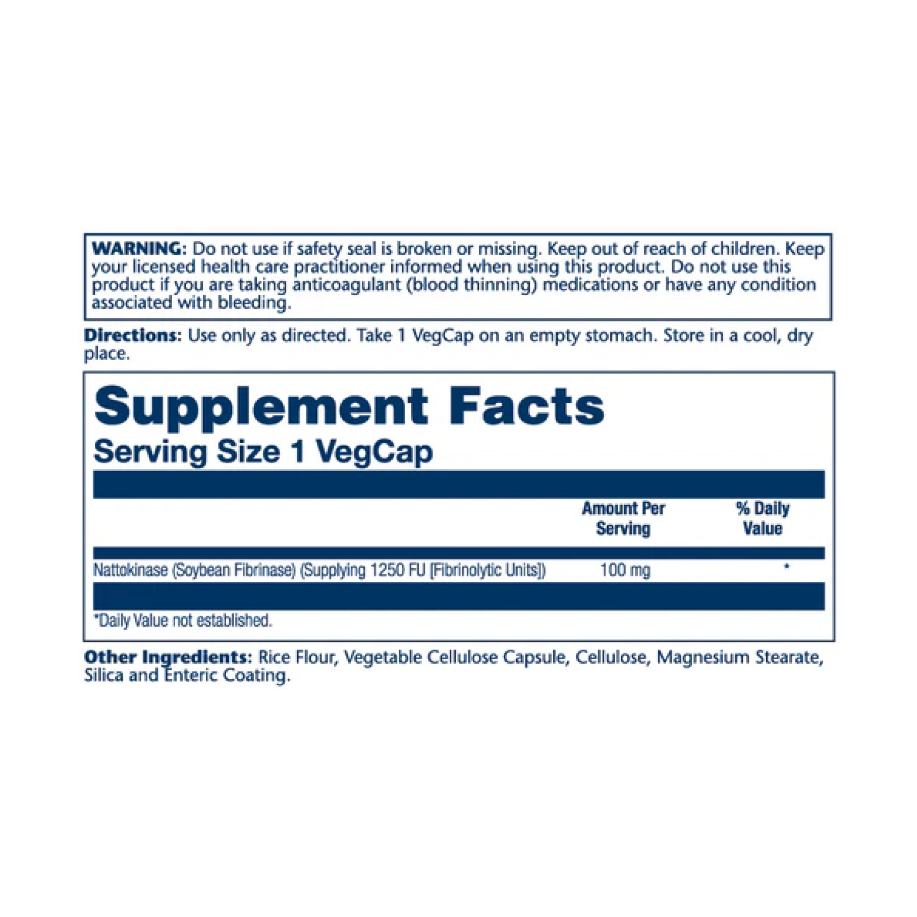 Капсули Solaray Nattokinase 100mg - 30 vcaps 2023-10-2403