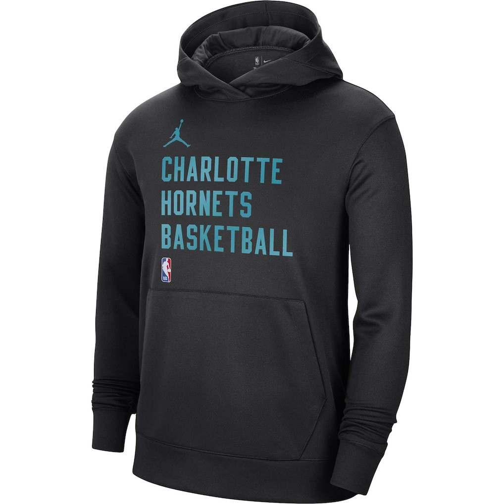 Кофта чоловіча Jordan Brand Black Charlotte Hornets (FB3690-010) FB3690-010