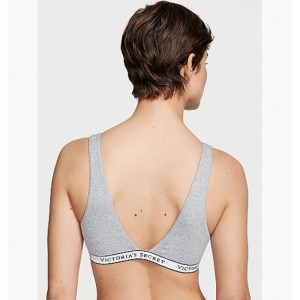 Нижня Білизна Victoria'S Secret Cotton Wireless Lounge Bra Grey 11199398-Gry L 11199398-GRY