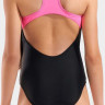 Купальник закритий для дівчат Arena SUNRISE SWIMSUIT SWIM PRO BACK чорний, бірюзовий, рожевий 116 см 010762-590