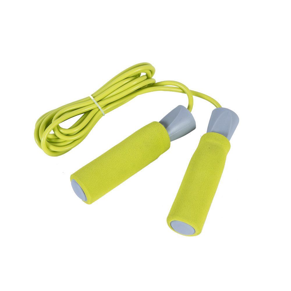Скакалка PVC FOAM HANDLE JUMP ROPE жовтий Уні 275x0.6см LS3118