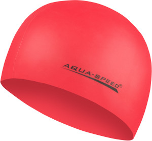Шапочка для плавання Aqua Speed MEGA 100-31 червоний Уні OSFM 100-31