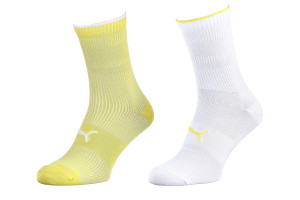 Шкарпетки Puma SOCK CLASSIC 2P WOMEN жовтий, білий Уні 35-38 103003001-013
