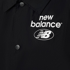 Куртка New Balance NB Essentials Coaches Jacket Black MJ31531BK