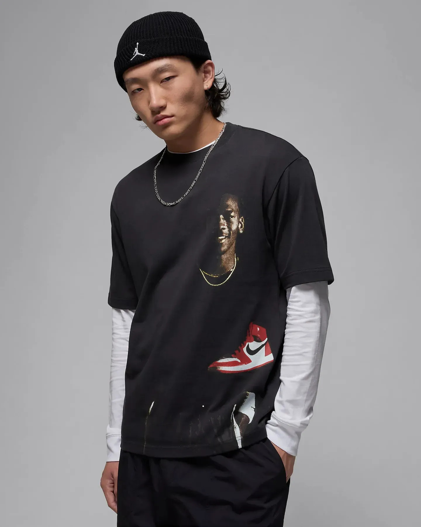 Футболка Jordan Men's Crew-Neck T-Shirt HQ2666-045