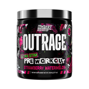 Порошок Nutrex Outrage High‑Stim Pre‑Workout - 30 servings Strawberry Watermelon 2023-10-6535