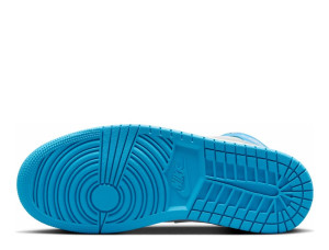 Кросівки Jordan 1 Mid Dark Powder Blue White Sail Neutral Grey (W) BQ6472-400