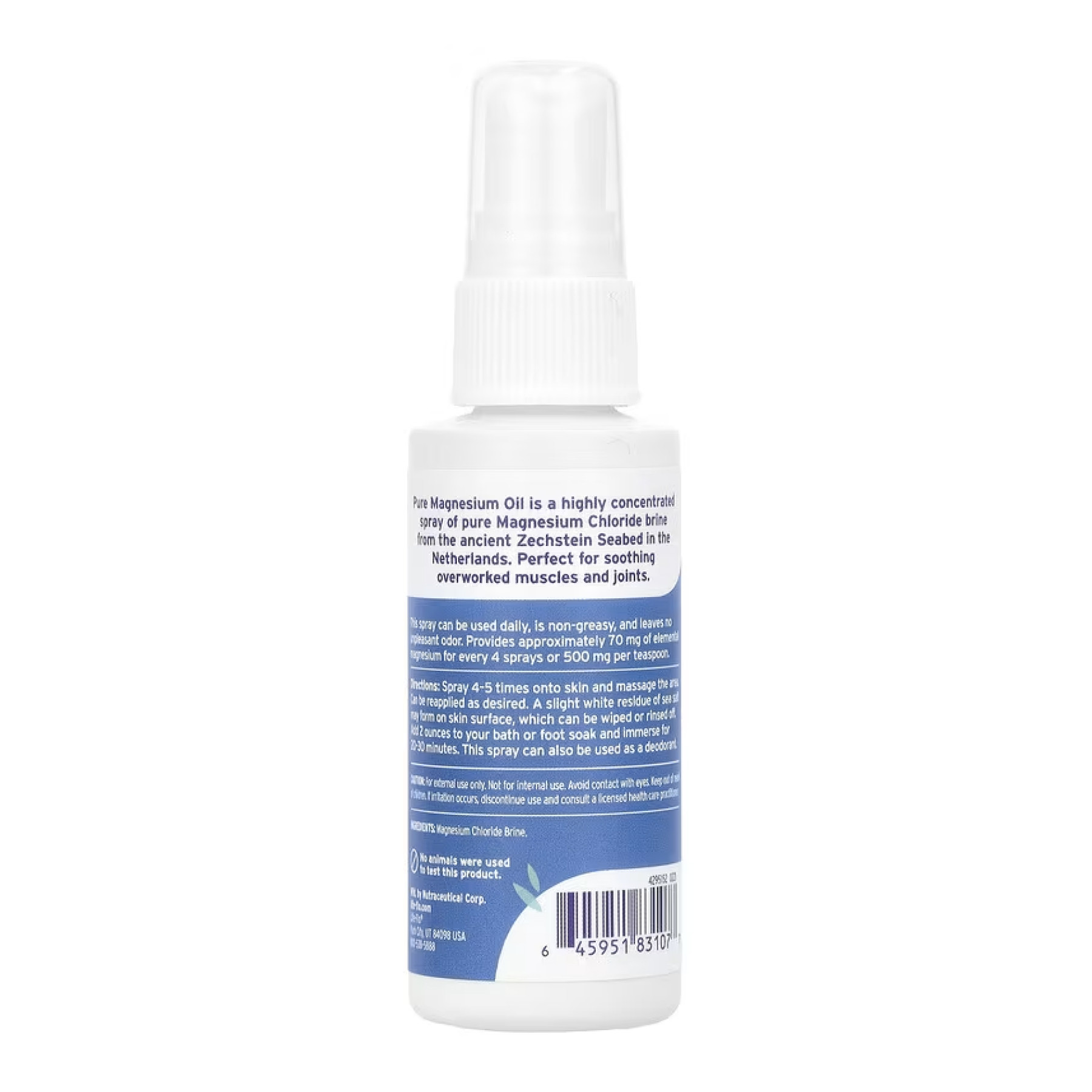 Рідина Life-flo Pure Magnesium Oil Spray - 59 ml 2023-10-4695