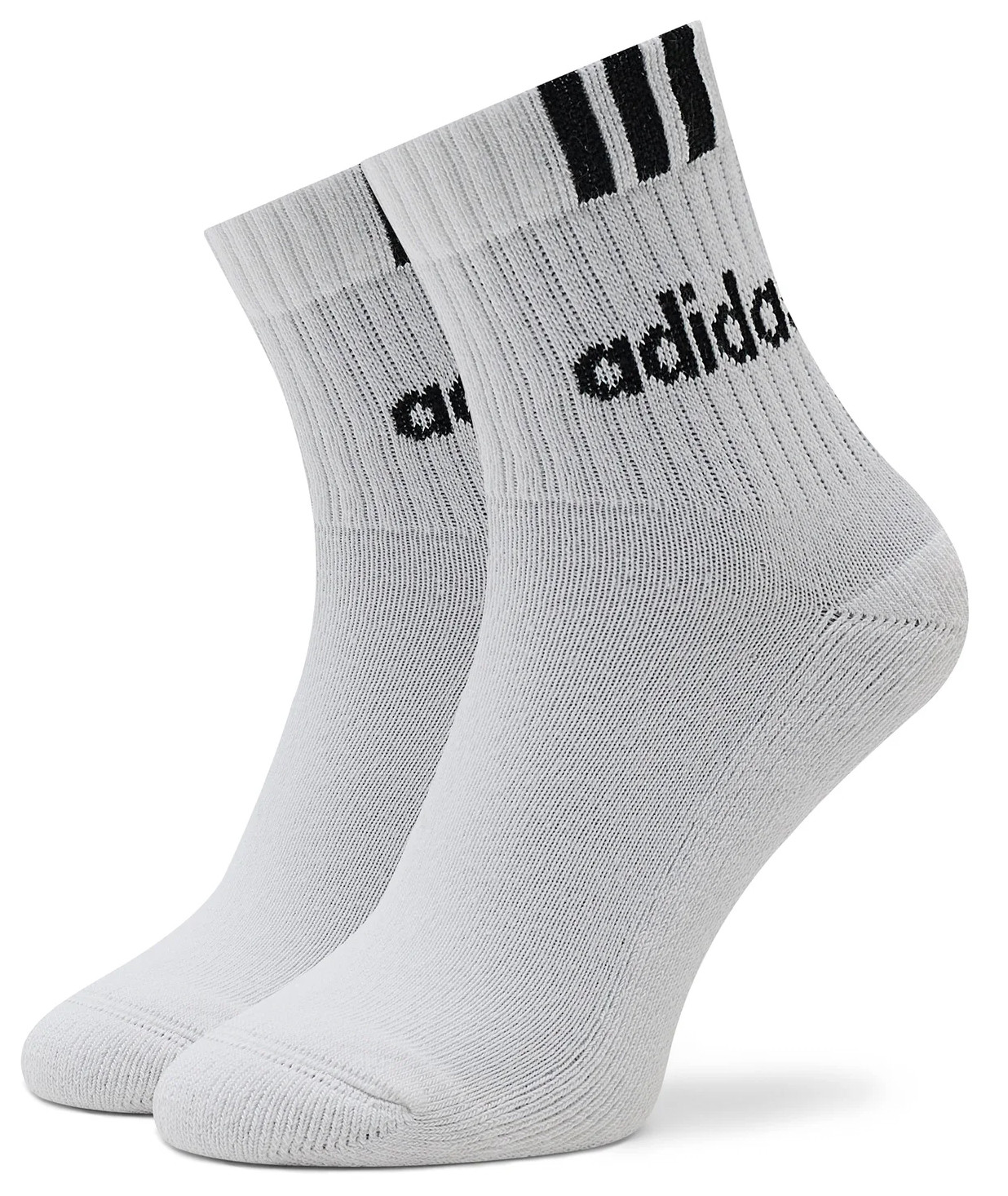 Шкарпетки Adidas C 3S LIN 3P білий, чорний Уні L (43-45) HT3437