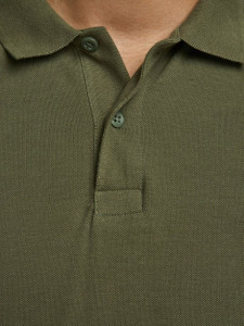 Поло JJEBASIC POLO SS NOOS 12136516 Olive Night Jack&Jones M Хакі 12136516OLIVENIGHT